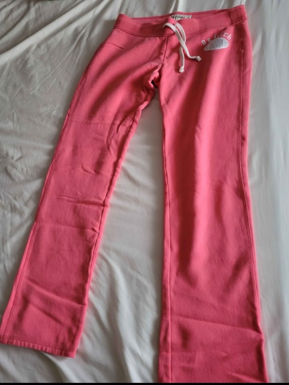 Abercrombie & Fitch Kids Bright Pink Drawstring Sweatpants